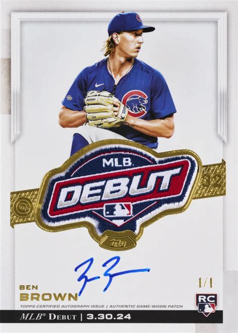 topps debut patch 2024