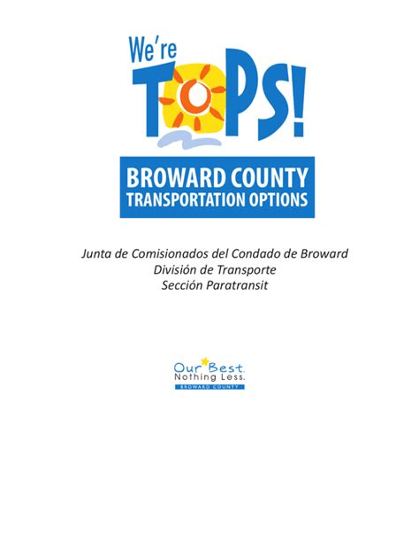 tops transportation broward application