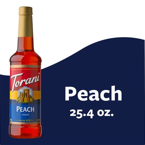 torani peach syrup