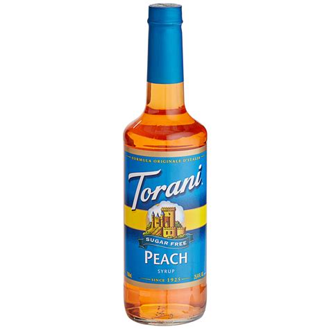 torani peach syrup sugar free
