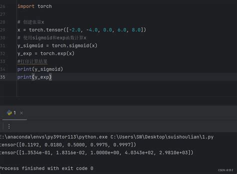 Torch.exp Example