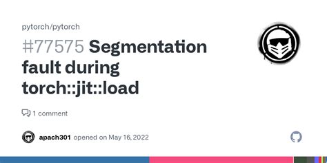 Torch.jit.load Segmentation Fault