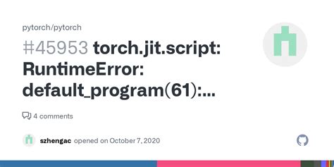 Torch.jit.script Runtime Error