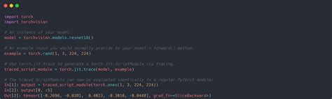 Torch.jit.trace Vs Torch.jit.script