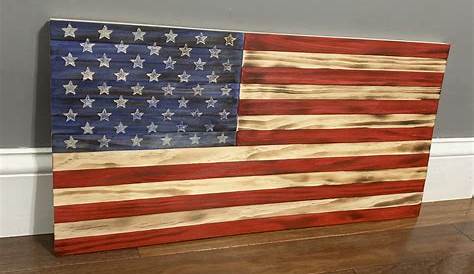 Torched Wood American Flag Chevron Art Arrows Wall Art Cheese Board en