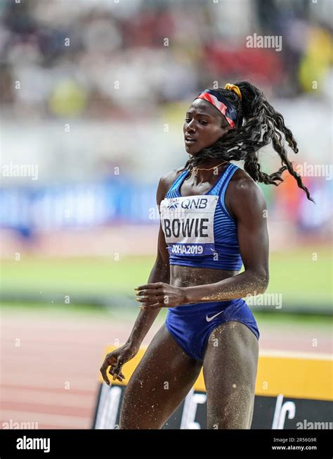 tori bowie long jump training