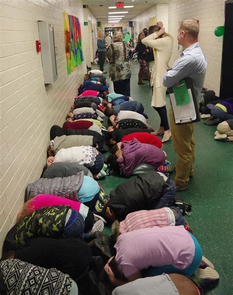 tornado drill at school