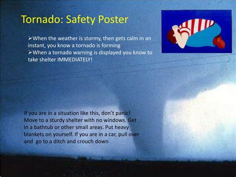 tornado safety powerpoint presentation