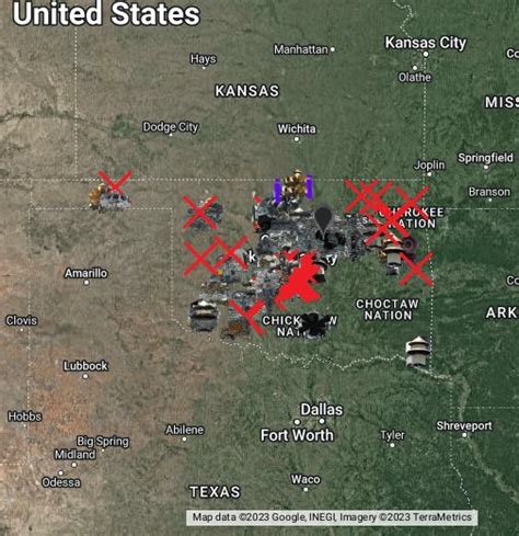 tornado siren map google earth