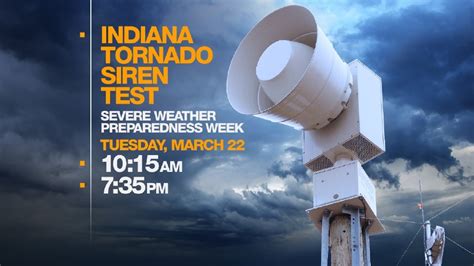 tornado siren test schedule