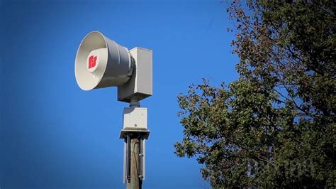 tornado sirens near me test