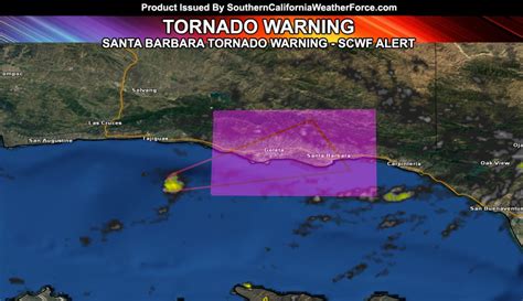 tornado warning southern california