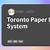 toronto paper matching system login