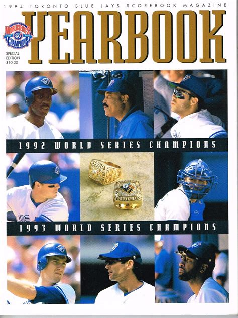 toronto blue jays 1994 book