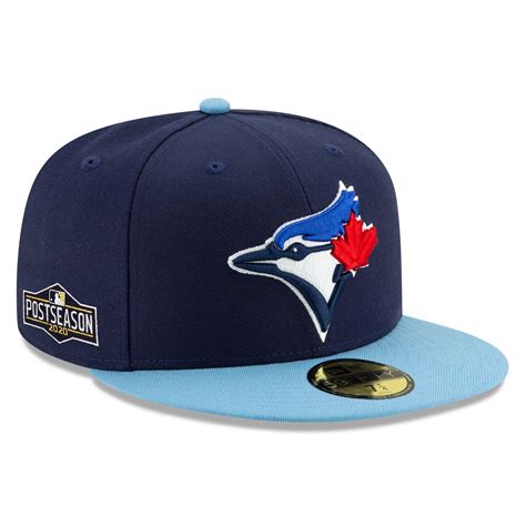 toronto blue jays fitted hat with patch