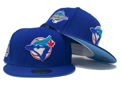 toronto blue jays fitted hat world series