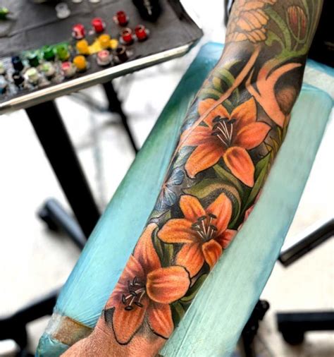 toronto floral tattoo