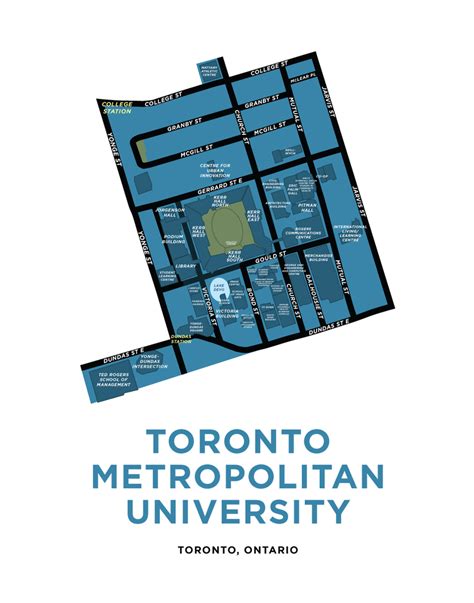 toronto metropolitan university campus map