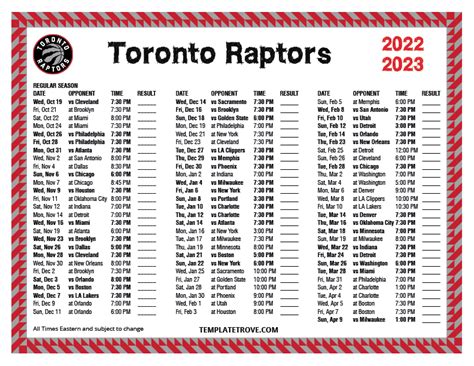 toronto raptors game schedule 2022