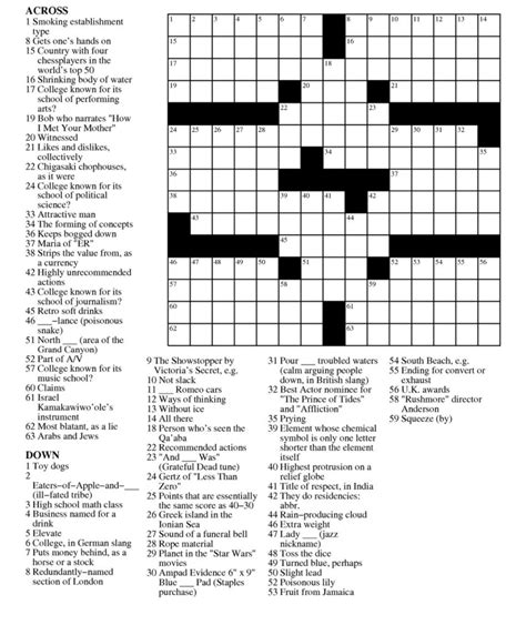 toronto star crossword puzzles