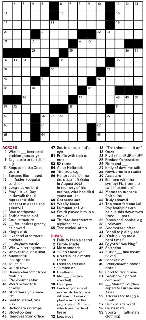 toronto sun crossword puzzle