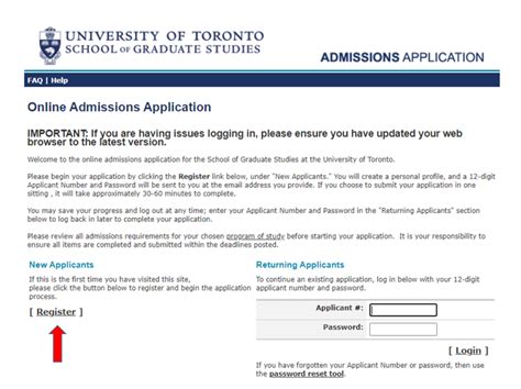 toronto university application