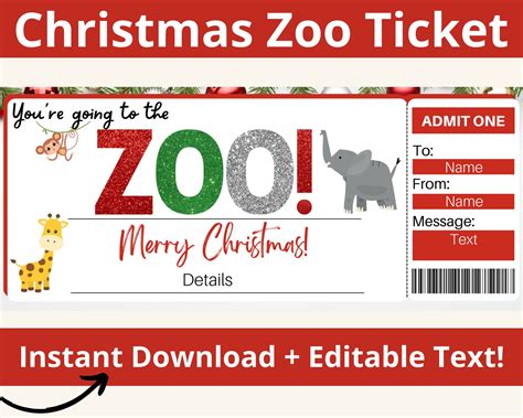 toronto zoo gift tickets