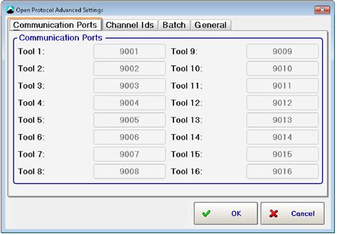 Torque Tool Open Protocol