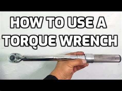 Torque Wrench For Beginners