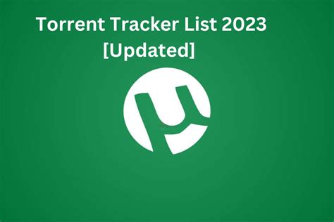 torrent trackers list 2022 github