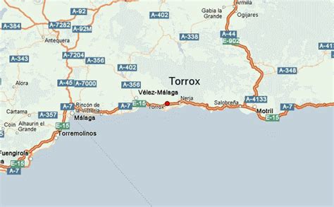 Torrox Map Spain Latitude & Longitude Free Maps