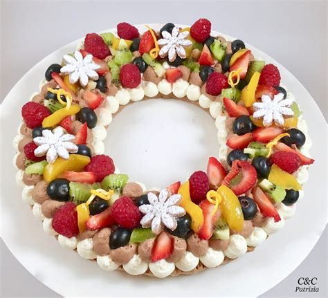 Torta di compleanno con frutta fresca Torte, Torte di