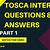tosca interview questions