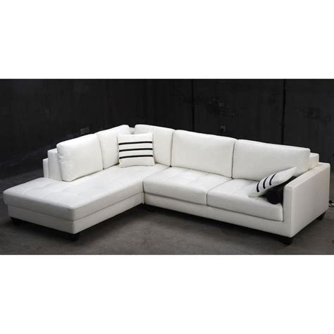 tosh furniture modern leather sectional sofa