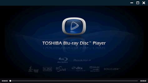 toshiba blu ray disc player windows10