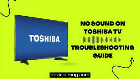 toshiba tv troubleshooting guide
