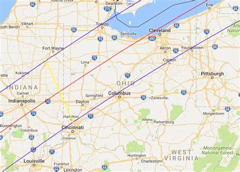 total eclipse map ohio