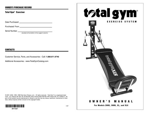 Total Gym Ultra Assembly Instructions