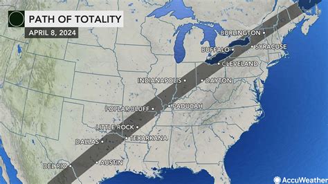 Total Solar Eclipse 2024 Path