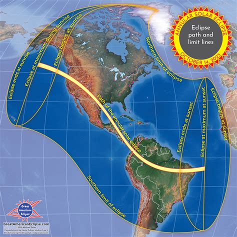 total solar eclipse map 2023