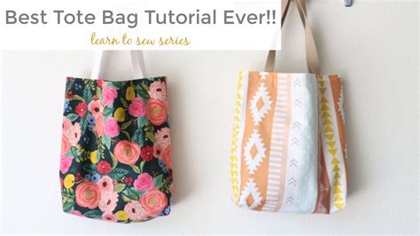 Tote Bag Making Tutorial