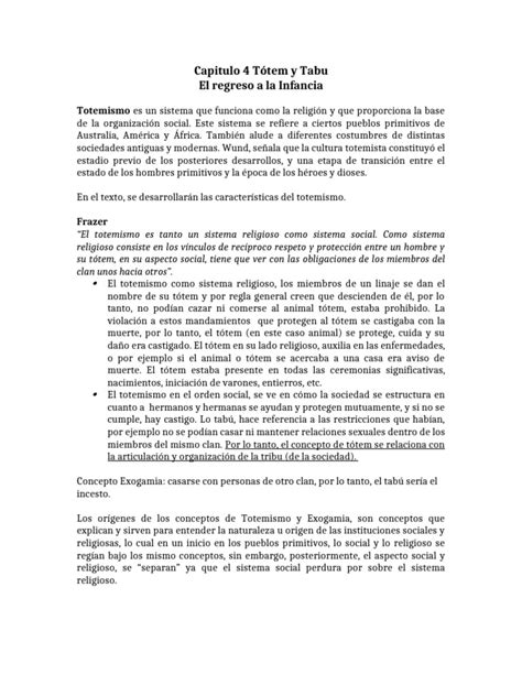 Subject Totem Y Tabu Capitulo 4 Latest