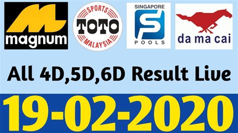 toto 4d result live malaysia today news