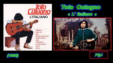 toto cutugno - l'italiano 1983 - youtube