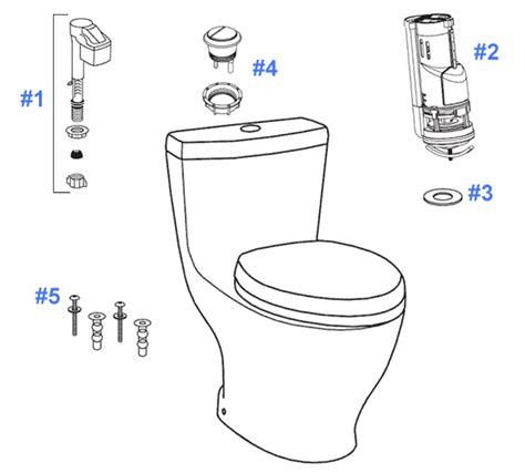 toto toilet seat parts list