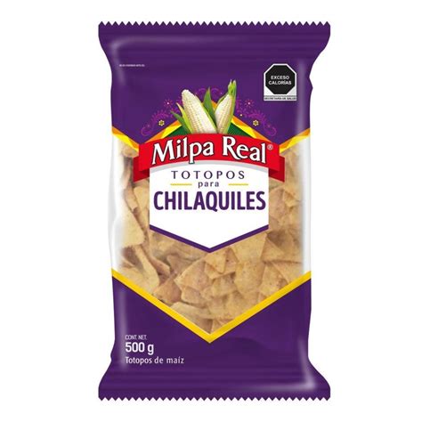 totopos para chilaquiles milpa real