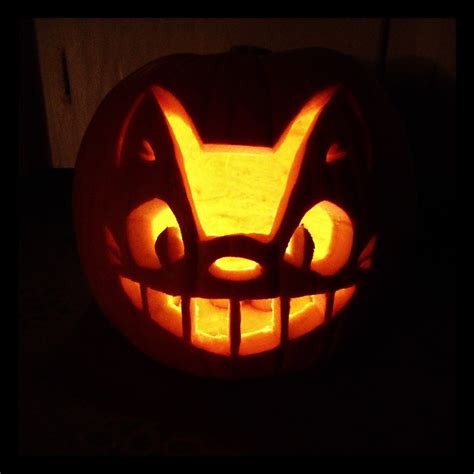 totoro cat bus pumpkin