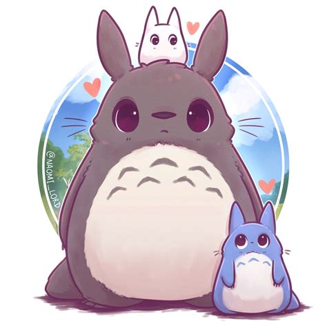 Totoro wallpaper Illustration, Gambar, Art