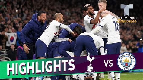 tottenham man city highlights youtube