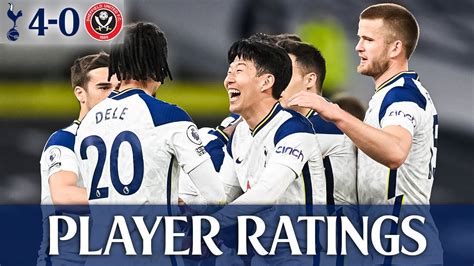 tottenham player ratings v sheffield united